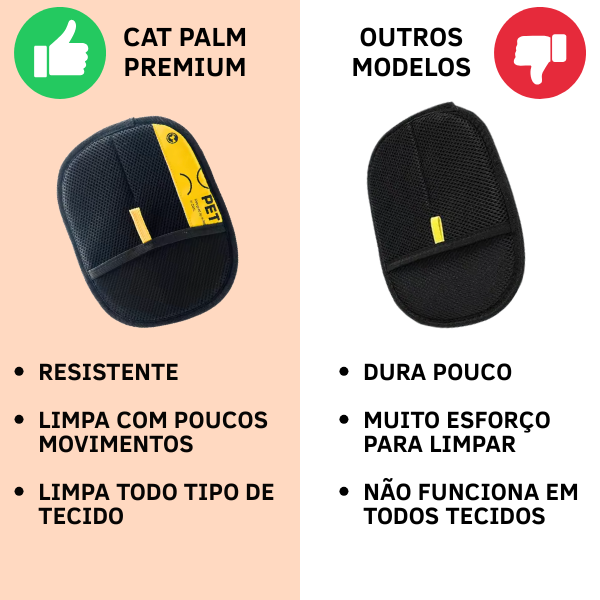 Luvas Eletrostática para remover Pêlos - CAT PRO®