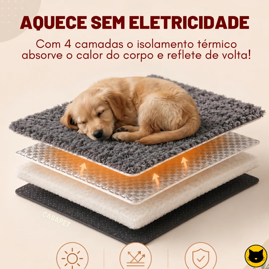 Dog Warm - Tapete Térmico para Cães (sem eletricidade)