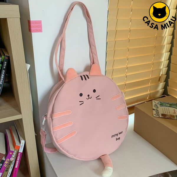 Bolsa formato de gatinho - Miaugnifica - Rosa