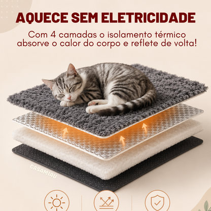 Miau Warm - Tapete Térmico para gatos (sem eletricidade)