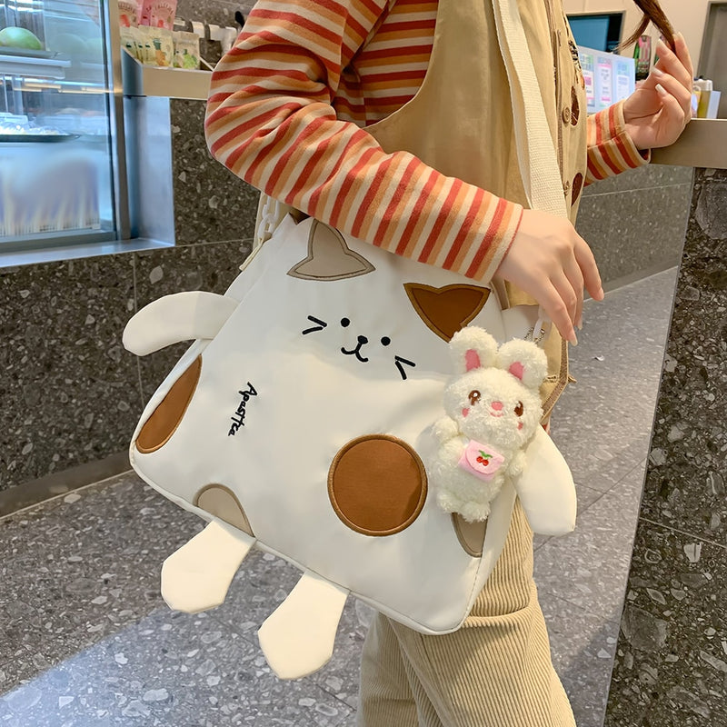 Bolsa em formato de gatinho com chaveiro de brinde - Miauzau