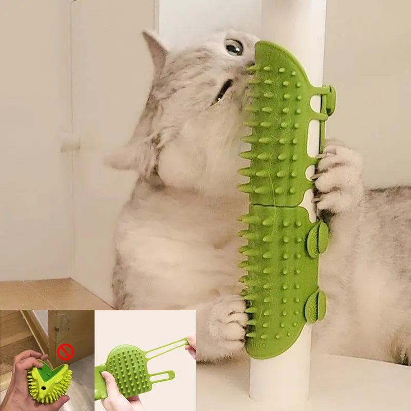 Escova massageadora para gatinhos Ronron - flexível