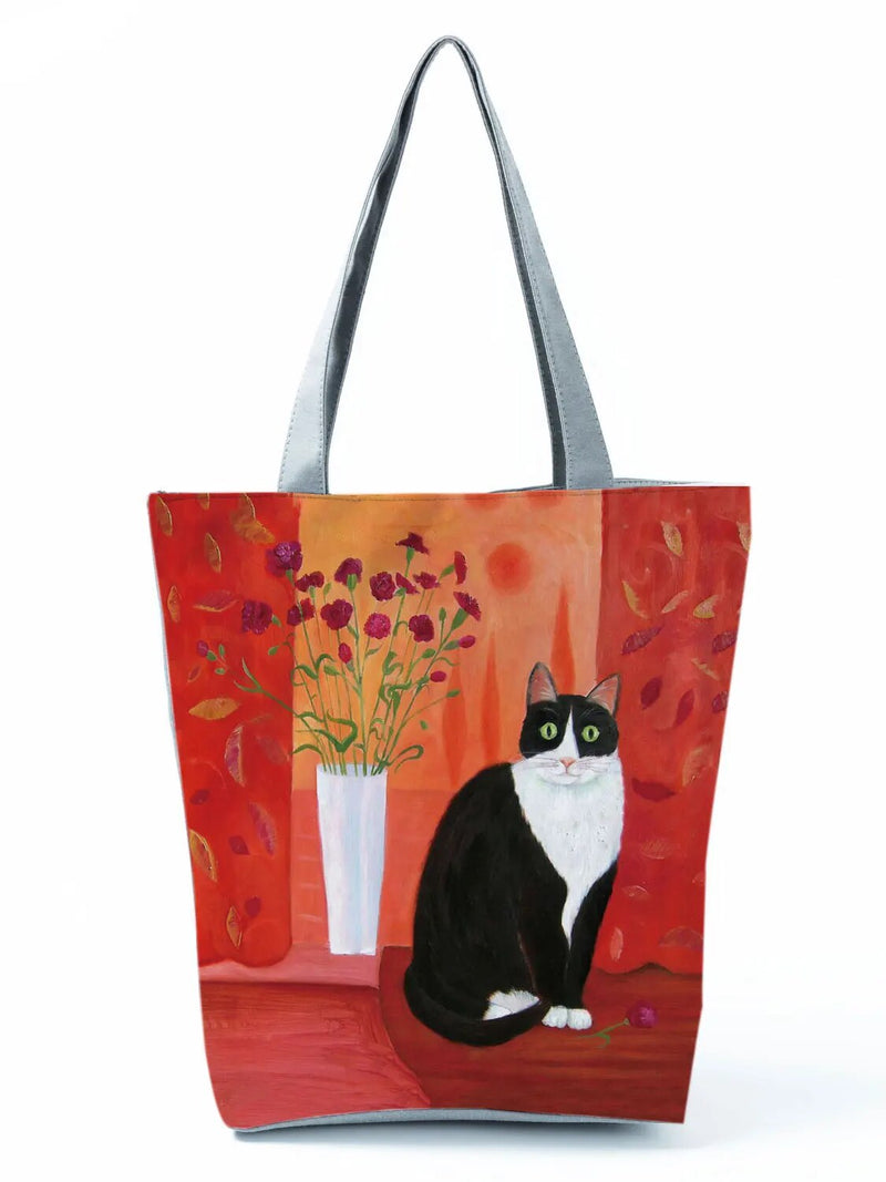 Bolsa de ombro impermeável - Amores por gatinhos® 2023 - Mileide