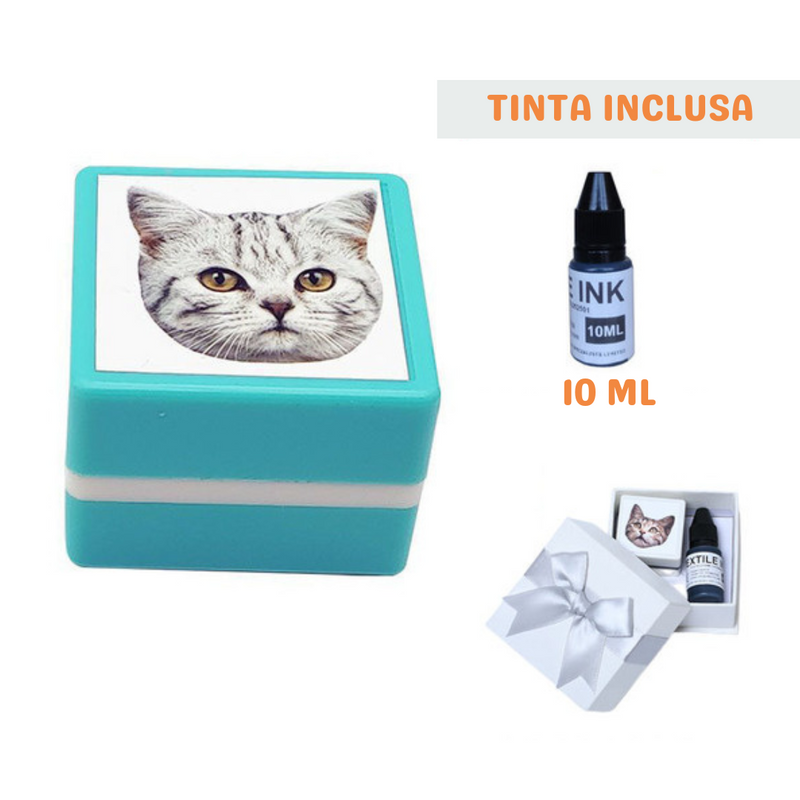 Carimbo Personalizado - Love Cat