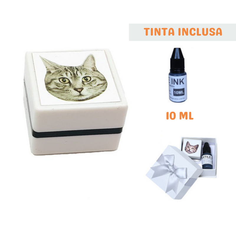 Carimbo Personalizado - Love Cat