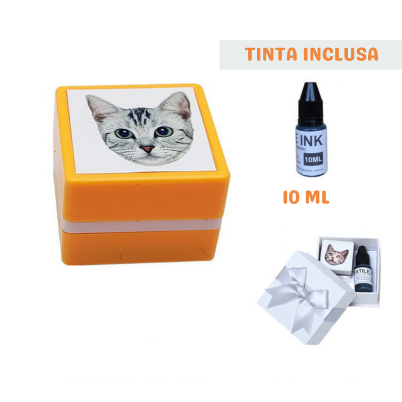 Carimbo Personalizado - Love Cat