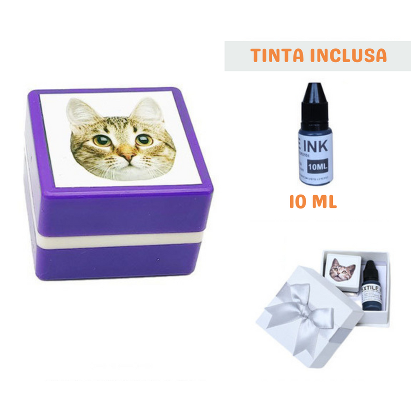 Carimbo Personalizado - Love Cat