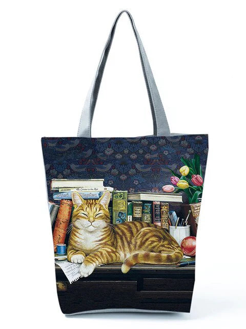 Bolsa de ombro impermeável - Amores por gatinhos® 2023