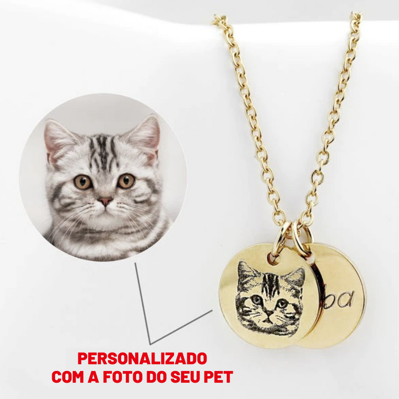 Colar Personalizado com foto do seu pet -  Forever Amor®