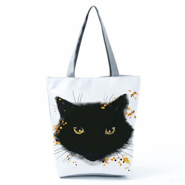 Bolsa de ombro impermeável - Amores por gatinhos® - Olhar felino