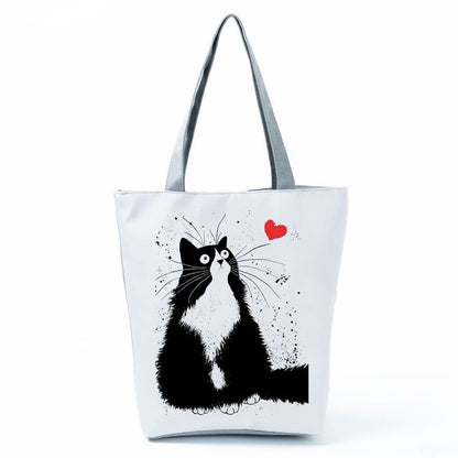 Bolsa de ombro impermeável - Amores por gatinhos®