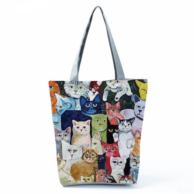 Bolsa de ombro impermeável - Amores por gatinhos®