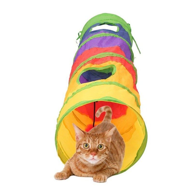 Brinquedo túnel para gatinhos - Buzzi®
